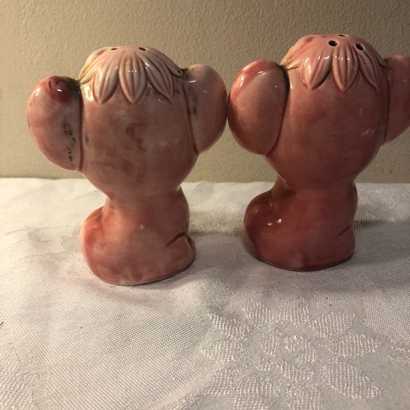 Vintage 50's Pink Mice Salt and Pepper Shakers Japan Novelty S&P Shakers Kitsch - Picture 9 of 9